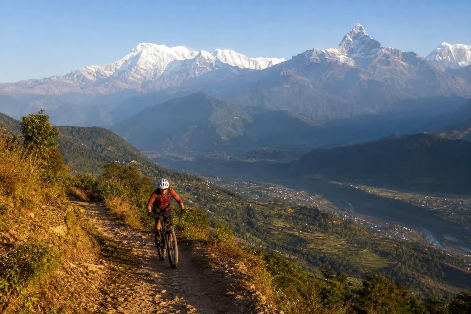 Cycling and High-Altitude Mountain Biking in Nepal